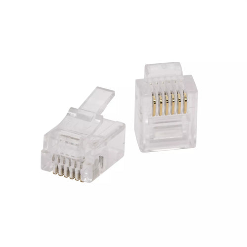 Mufa modular 6P4C RJ11 tata pentru telefon fix