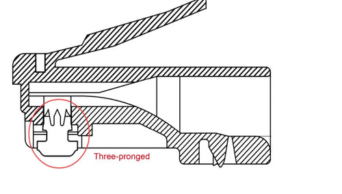Mufa retea RJ45 pentru cablu STP CAT6 23-26AWG 1buc Goobay 72502