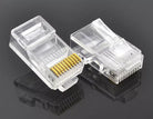 Mufa RJ50 tata 10 pini 10p10c pe cablu IDC de crimpat ENCITECH RJ48-10P10CR