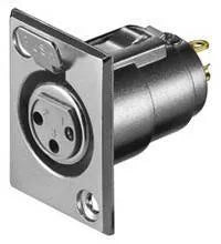 Mufa XLR mama 3 pini panou Goobay