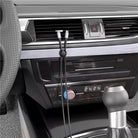 Organizatoare cabluri 6buc cu 2 sloturi negru Goobay