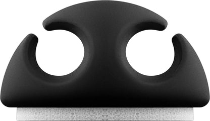 Organizatoare cabluri 6buc cu 2 sloturi negru Goobay