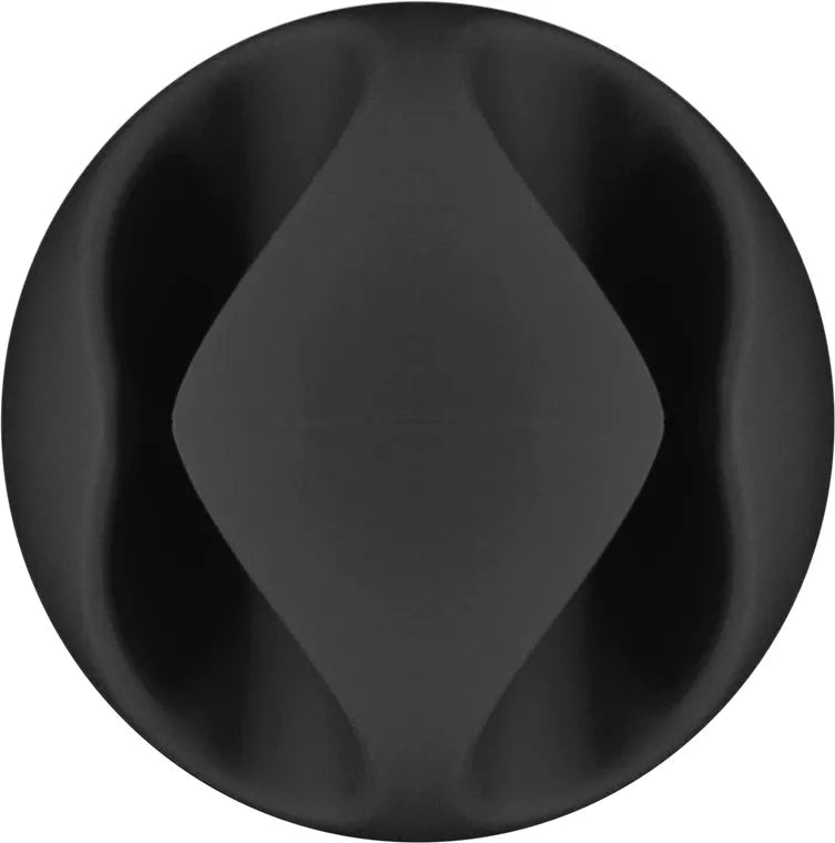 Organizatoare cabluri 6buc cu 2 sloturi negru Goobay