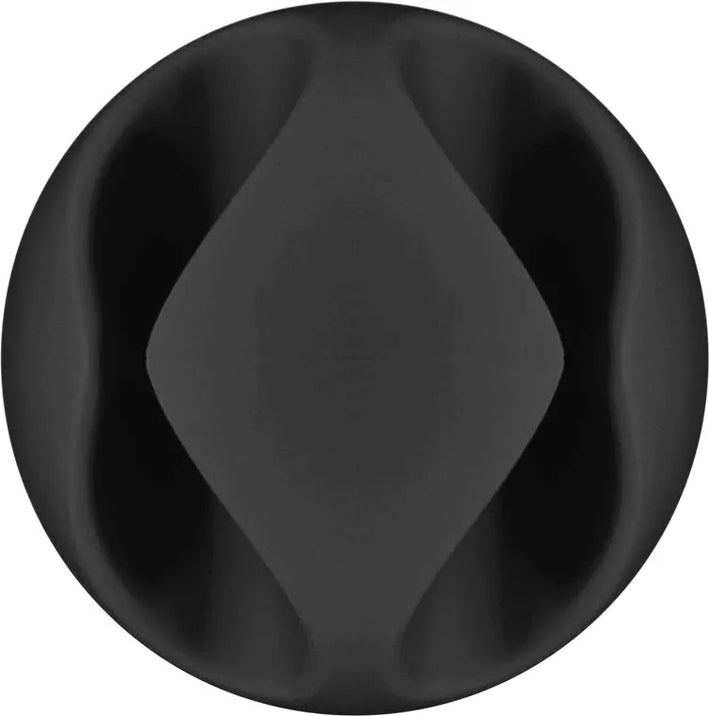 Organizatoare cabluri 6buc cu 2 sloturi negru Goobay