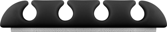 Organizator cabluri 4 sloturi negru set 2buc Goobay 70406