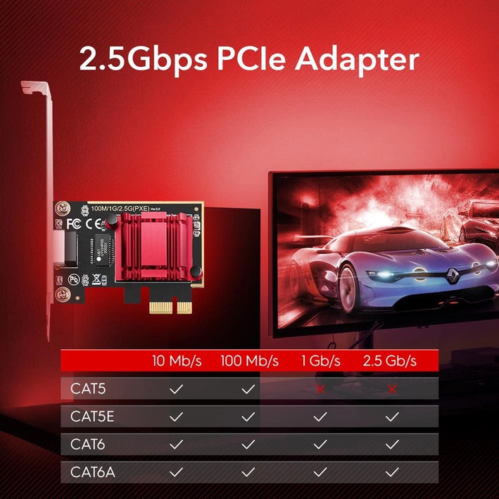 Placa de retea PCI Express Gigabit 2.5Gbps PE25 Cudy