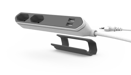 Prelungitor 2 prize prize EU+ 2 USB 2.1A 1.5m PowerBar Allocacoc