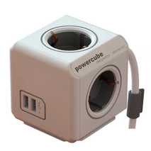 Prelungitor 4 prize CUB +2x USB cablu 1.5m Allocacoc