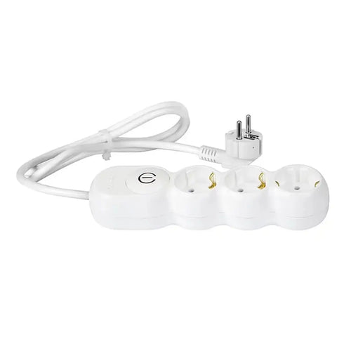 Prelungitor electric 3500W 3G1.5 alb 3 prize 3m cu intrerupator Wconn AL3115A03