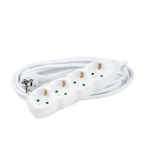 Prelungitor Technik 4 prize cablu 3x1.5mmp 1.5m alb 3500W 16A MT4W1,5M1,5-W
