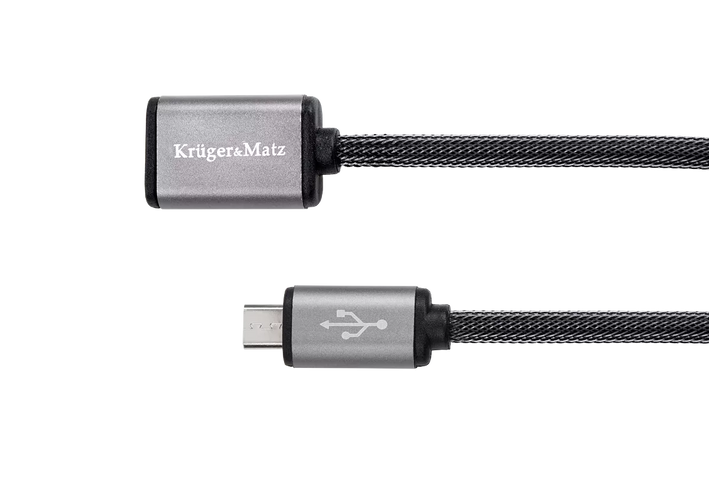 Prelungitor USB la micro USB 0.2m Profesional Kruger&Matz