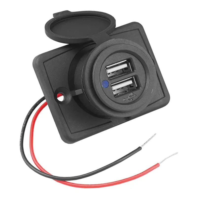 Priza auto 12V/24V 2x USB 5V /2.4A 60x45x40mm LTC LXG522