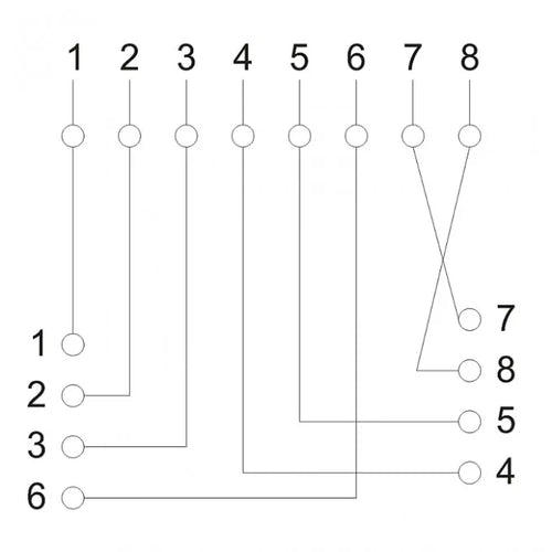 Priza de perete 8P8C FTP Cat5 1x RJ45 mama ecranat 70x45x25mm alb