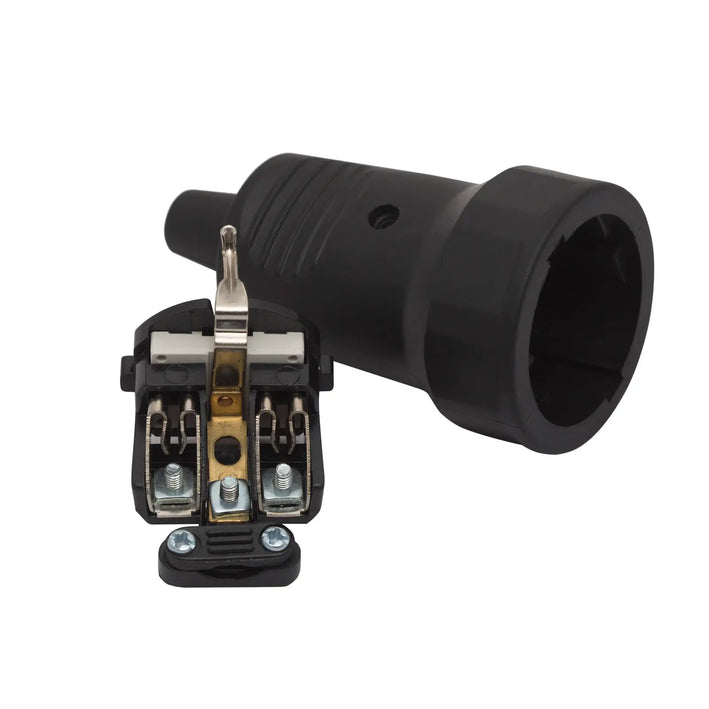 Priza volanta 250V 50Hz 16A neagra