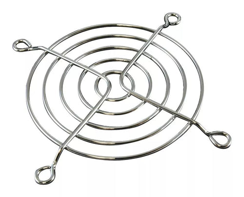 Protectie 80x80mm pentru ventilator metal fixare surub argintiu TQSolution FG-08