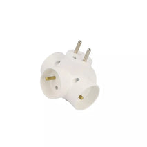 R-48/Z Conector AC supply splitter Layout 2P+PE white TIMEX-ELEKTRO