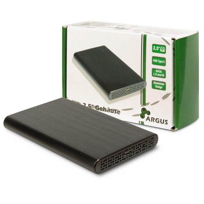Rack HDD SSD 2.5 inch USB TYPE C Inter-Tech Argus GD-25010 USB 3.1 Gen2 negru GD-25010