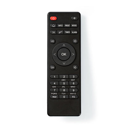 Radio cu internet FM Bluetooth telecomanda 18W negru Nedis