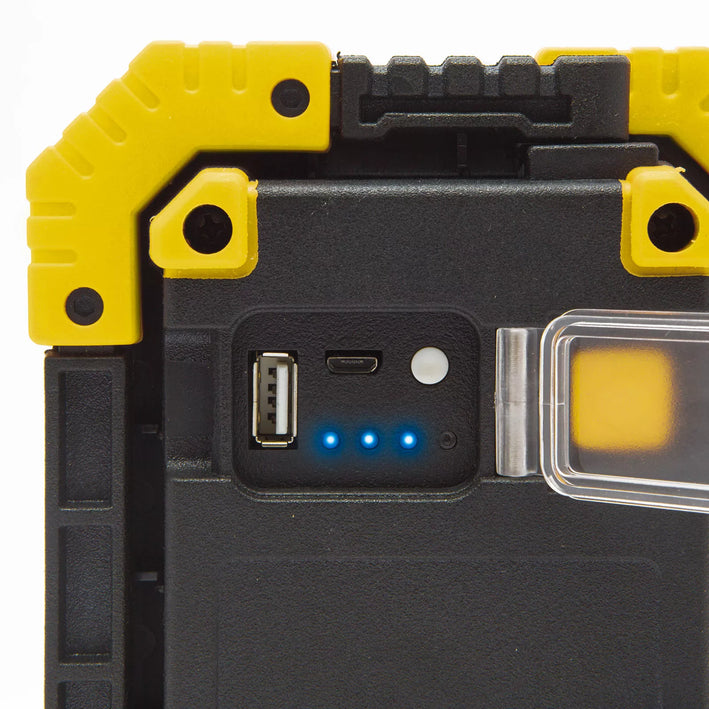 Reflector multifunctional COB LED reincarcabil USB acumulator incorporat 2x2200mAh 16W 1000lm IPX4 Phenom