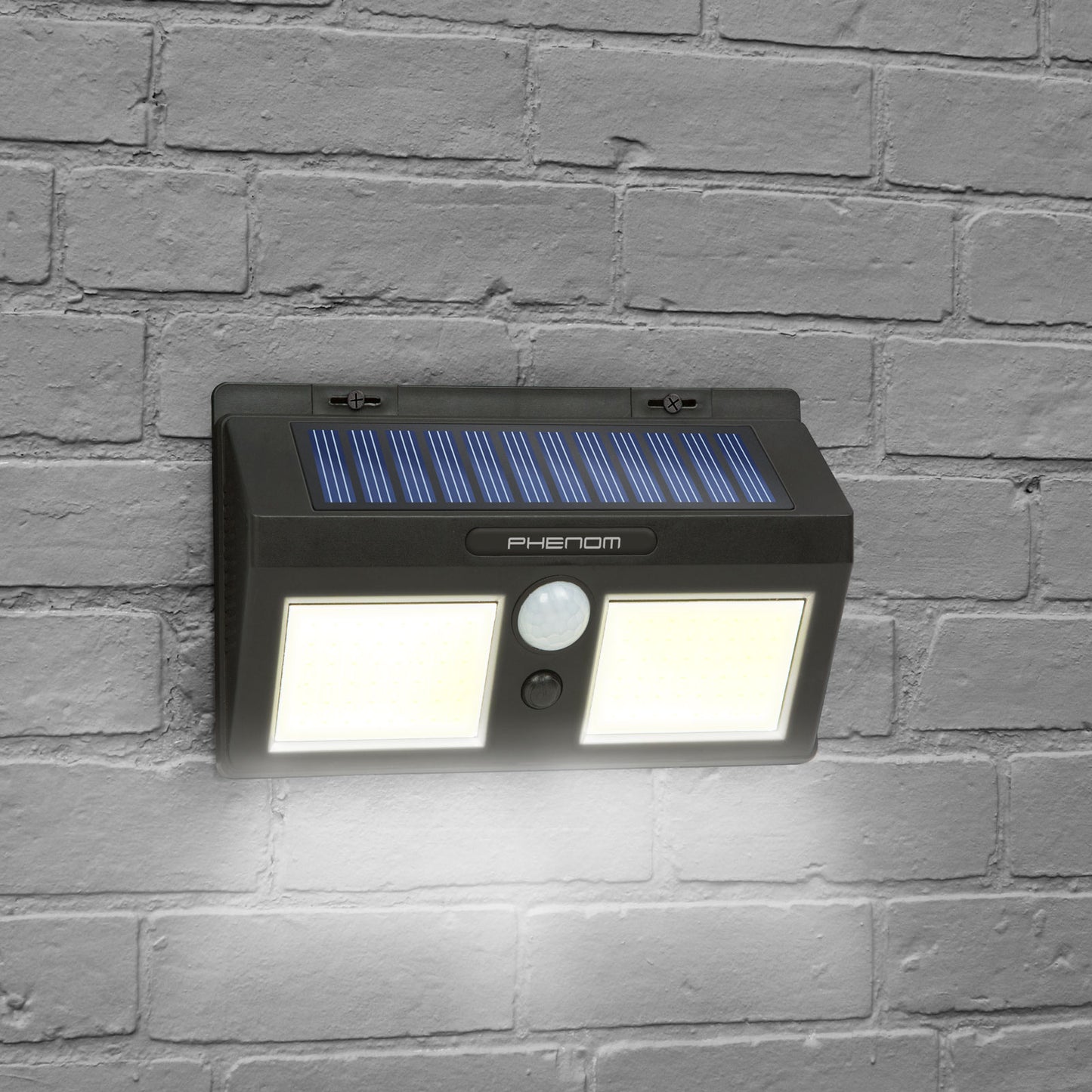 Reflector solar cu senzor de miscare perete 5W 300lm COB LED IP65 Phenom Lighting 55287