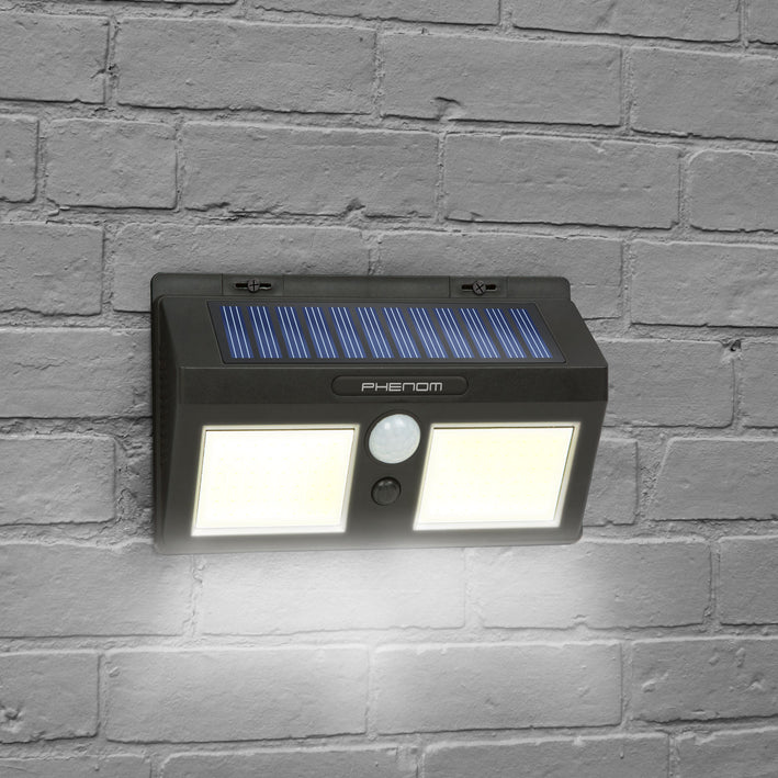 Reflector solar cu senzor de miscare perete 5W 300lm COB LED IP65 Phenom Lighting 55287