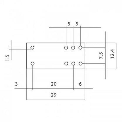 Releu 12VDC 16A 270R 1 morze F4061-12