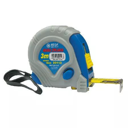 Ruleta cauciucata cu 3 blocaje 7.5mx25mm MEGA