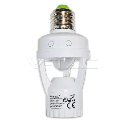 Senzor cu fasung E27 V-TAC