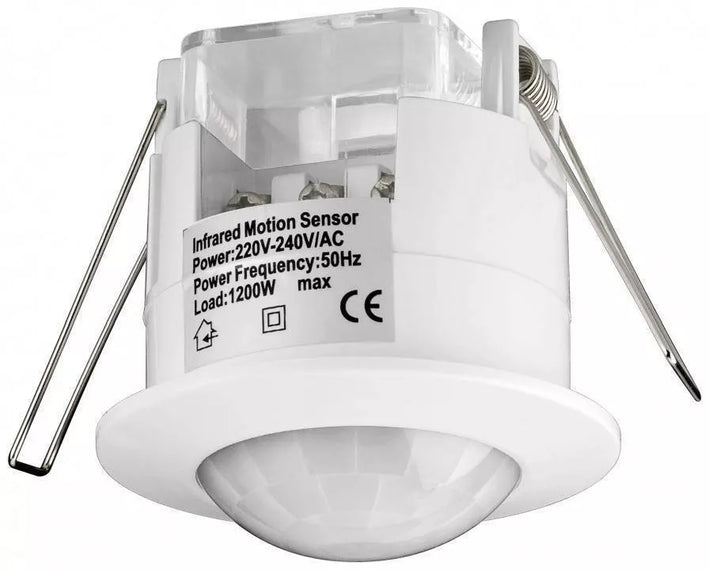Senzor de miscare alb cu infrarosu pentru interior Goobay