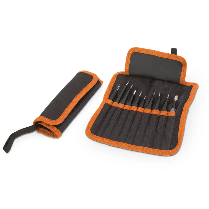 Set 10 pensete de precizie antistatice /antimagnetice /rezistente la acid si la coroziune Handy 10779B