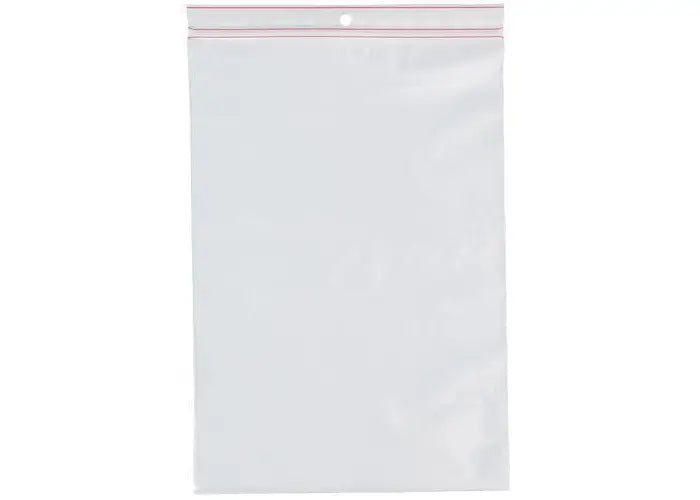 Set 100buc pungi cu fermoar zip 100x100mm polietilena transparent PLAST PL.TOR100X100