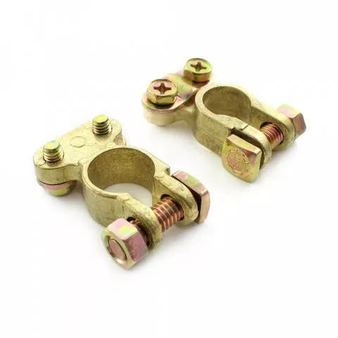 Set 2 borne baterie auto Pozitiv + Negativ Cupru CARGUARD