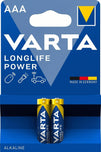 Set baterii alcaline R3 AAA 2buc/blister Longlife Power Varta