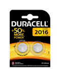 Set Baterii DURACELL CR2016 3V LITIU 20x1.6mm 2buc
