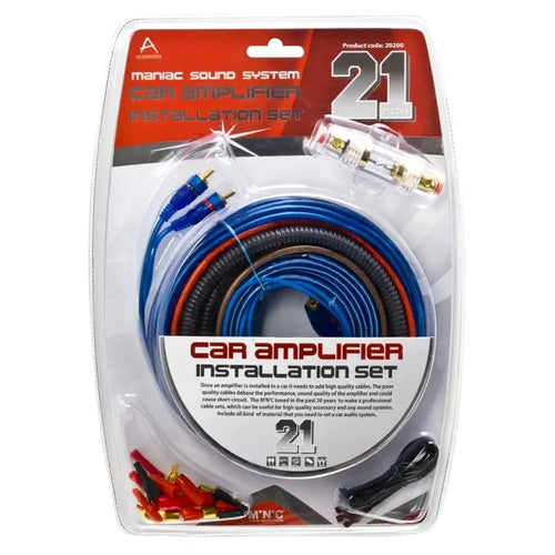 Set cabluri auto 8GA Hi-Fi Profesional 21buc M`N´C 20200-G
