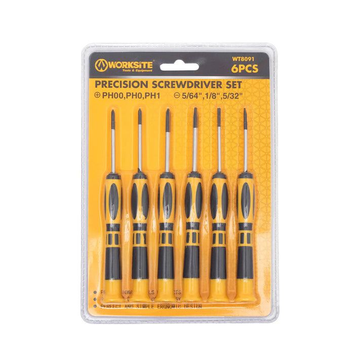 Set de surubelnite Worksite WT8091 6 buc PH00 PH0 PH1 -5/64" -1/8" -5/32"