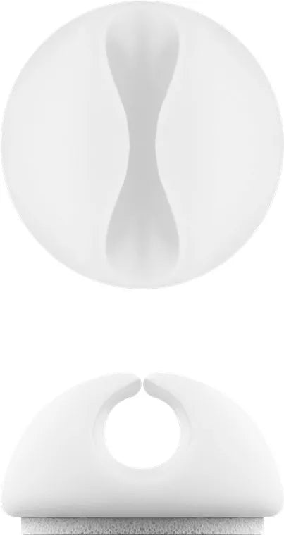 Set organizator cabluri 5 buc alb Goobay