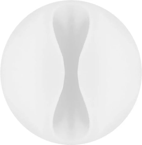 Set organizator cabluri 5 buc alb Goobay