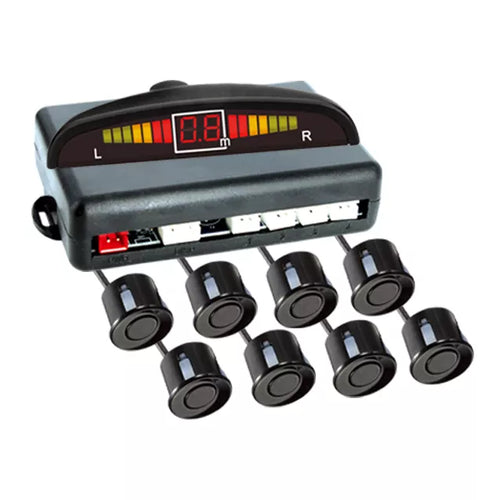 Set senzori de parcare fata-spate cu 8 senzori CARGUARD SP005