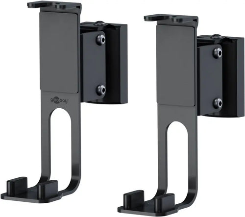 Set suport difuzor de perete Sonos One /Sonos One SL /Sonos Play:1 negru Goobay 70829