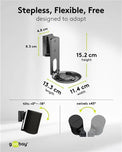 Set suporti de perete pentru difuzor negru Modern Era 1 Flex compatibil Sonos Era 100 71025 Goobay