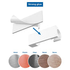 Set suporturi de cablu 20buc alb autoadezive MK5535 deleyCON