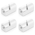 Set suporturi de cablu 4buc alb autoadezive MK5554 deleyCON