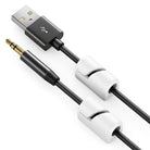 Set suporturi de cablu 4buc alb autoadezive MK5554 deleyCON