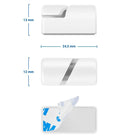 Set suporturi de cablu 4buc alb autoadezive MK5554 deleyCON