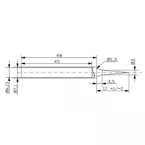Set varf letcon de lipit 28011 2buc 28942 Fahrenheit