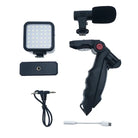 Set Vlogging 4 in 1 PLATINET PMVG4IN1 Microfon /Lumina video LED /Suport smartphone /Trepied