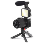 Set Vlogging 4 in 1 PLATINET PMVG4IN1 Microfon /Lumina video LED /Suport smartphone /Trepied