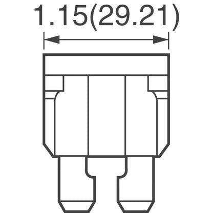 Siguranta MAXI 50A 32VDC auto 29mm MAXI LITTELFUSE 0299050.TXN