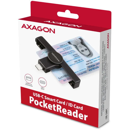Smart Card PocketReader AXAGON CRE-SMPC USB-C